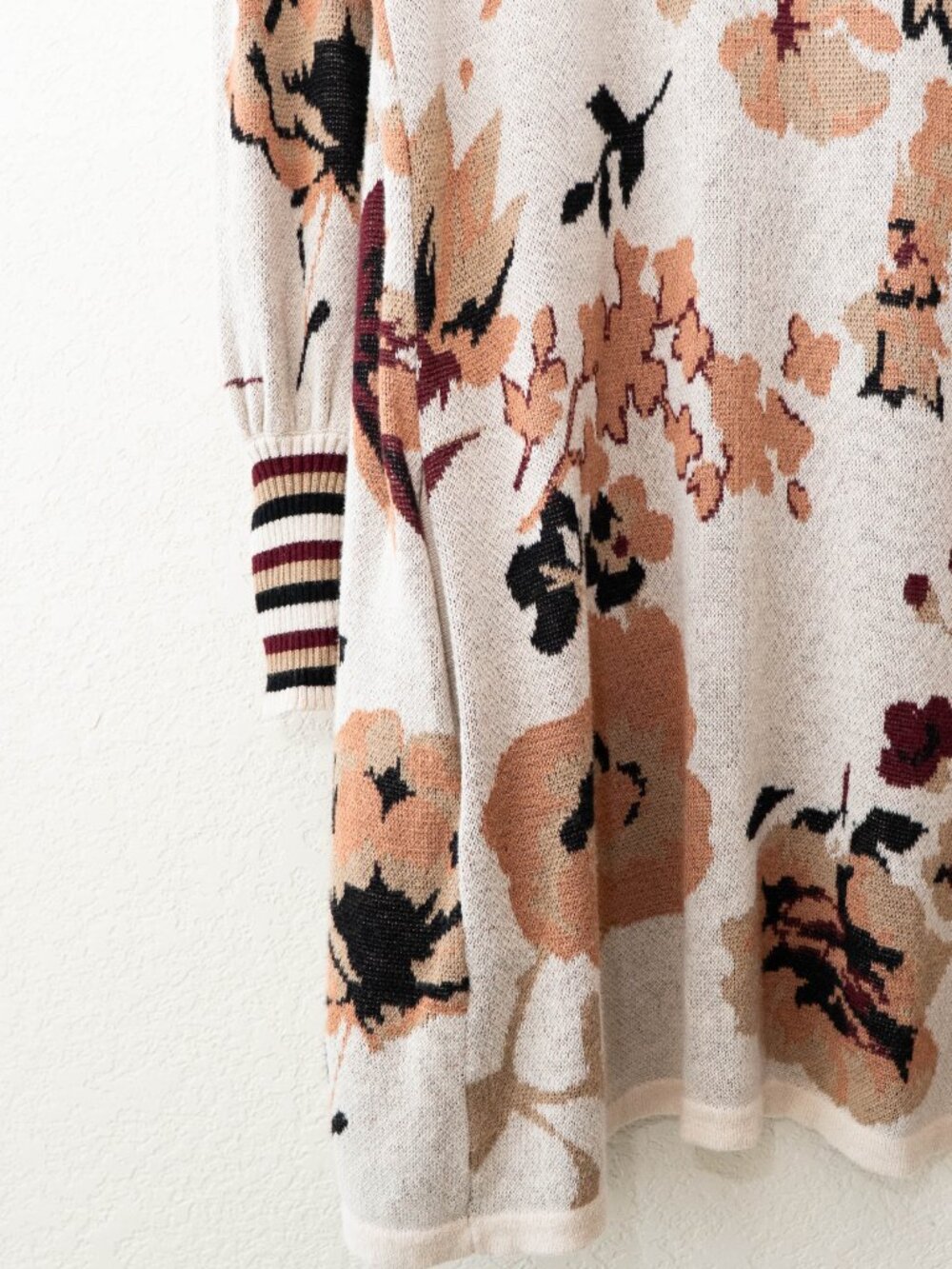 A Love Story Cardigan Medium Floral Duster Boho Cottagecore Pockets Long Cozy - Picture 12 of 13